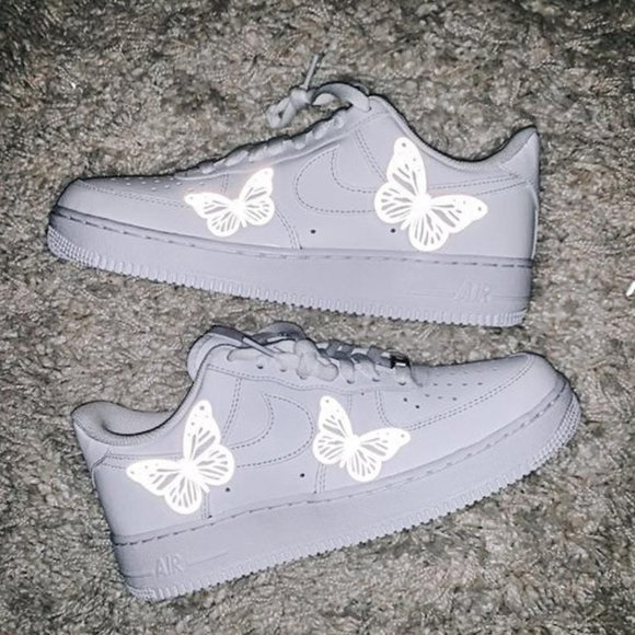 CUSTOM Nike Air Force 1 Low Sneakers Shoes - Picture 3 of 5